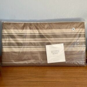 Restoration Hardware Silk Taffeta Multi Stripe Drapery Curtain 50x96